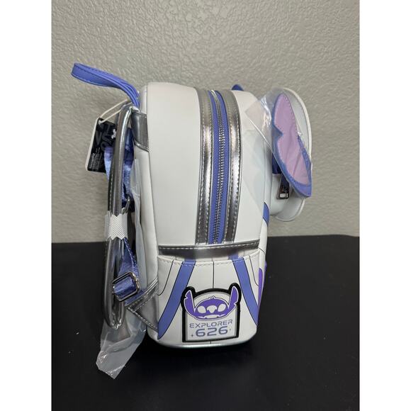 Loungefly Stitch Explorer 626 Figure Astronaut Mini Backpack Bag NWT Space Alien main image 7